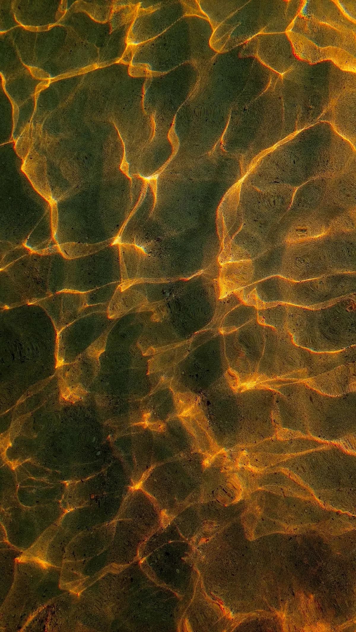 Late light moving over water